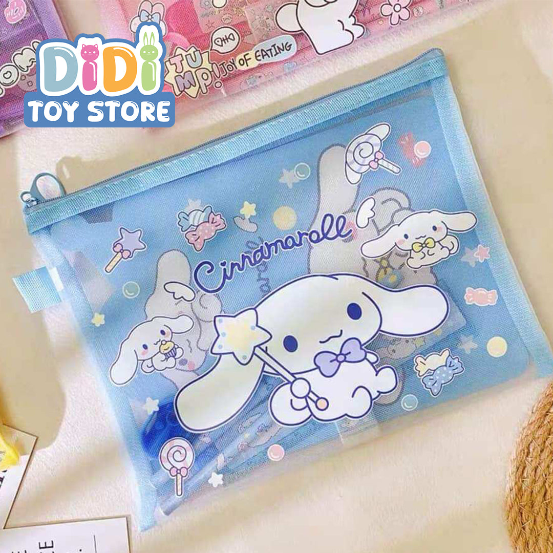 Sanrio Stationery Pouch Set - Cinnamoroll / My Melody / Kuromi