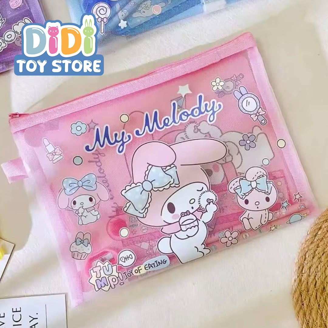 Sanrio Stationery Pouch Set - Cinnamoroll / My Melody / Kuromi